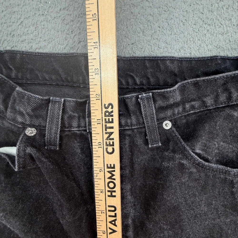 Levi's 505 Jeans Mens 34x30 Black Orange Tab Regular Fit Straight Leg Denim 80's